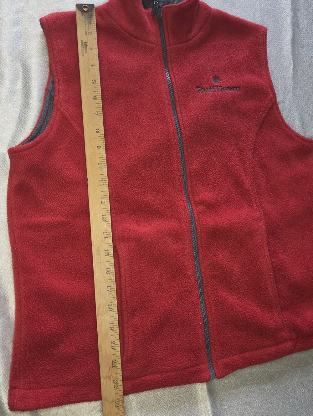 Ruff Hewn Reversible Vest Size M Medium with Contrast Collar - Picture 6 of 8